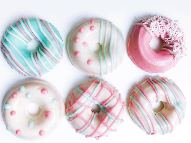 Unicorn Ice Donuts