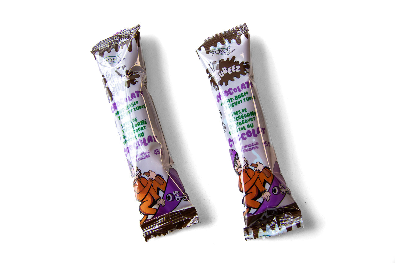 Chocolate Tubeez - Plant-Based Yogurt Tubes