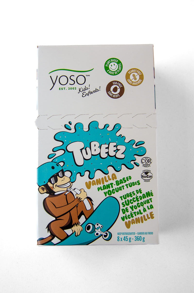 Vanilla Tubeez - Plant-Based Yogurt Tubes