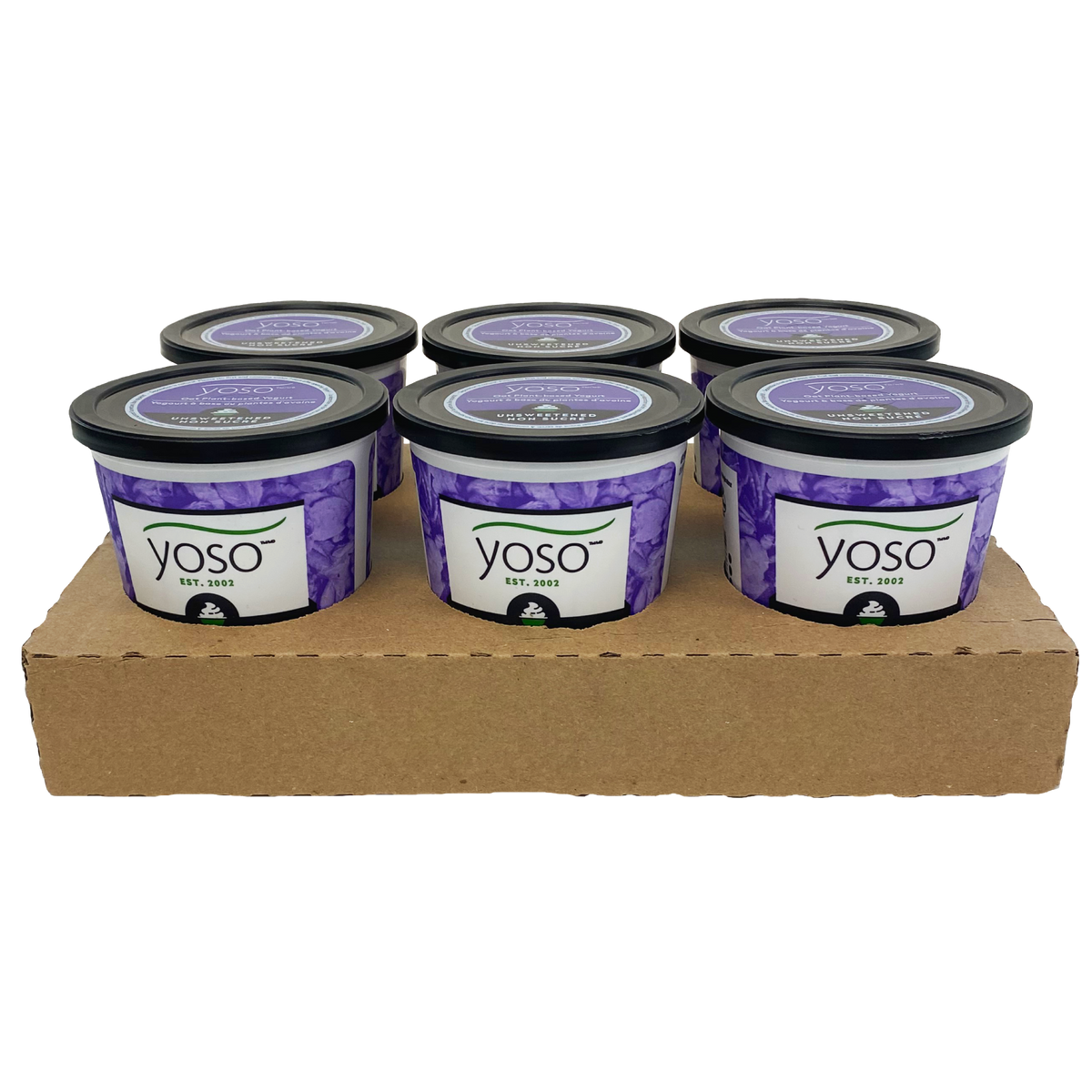 Oat Plant-Based Yogurt Case - Plain Unsweetened 440g