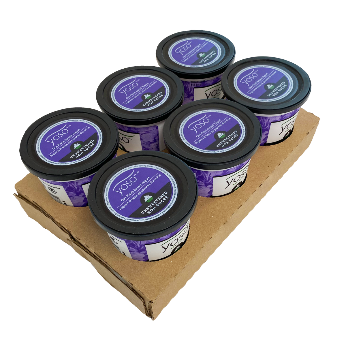 Oat Plant-Based Yogurt Case - Plain Unsweetened 440g