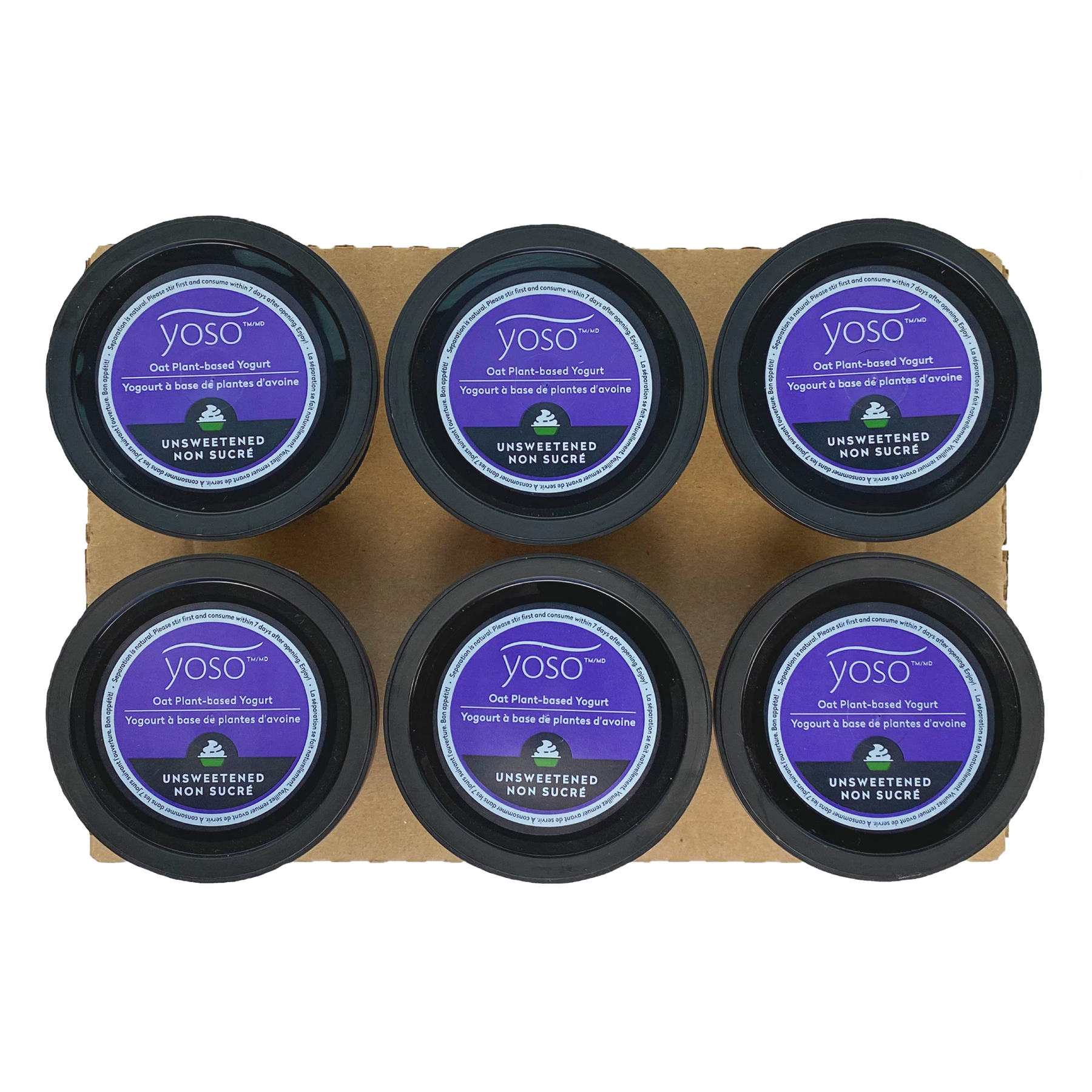 Oat Plant-Based Yogurt Case - Plain Unsweetened 440g