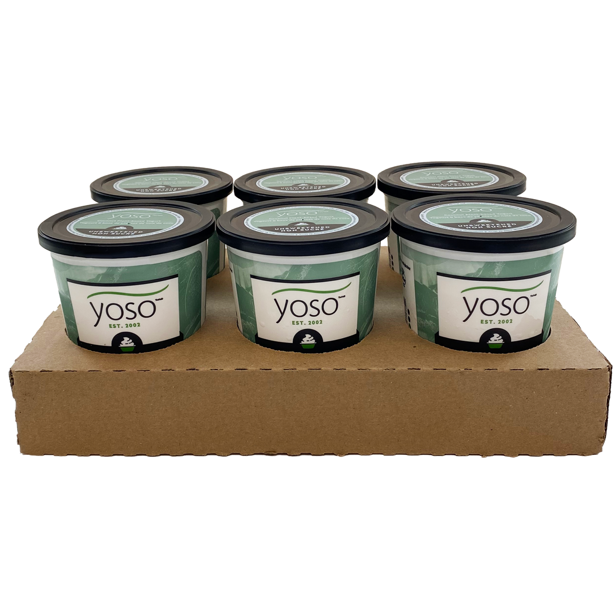 Coconut Plant-Based Yogurt Case - Plain Unsweetened 440g