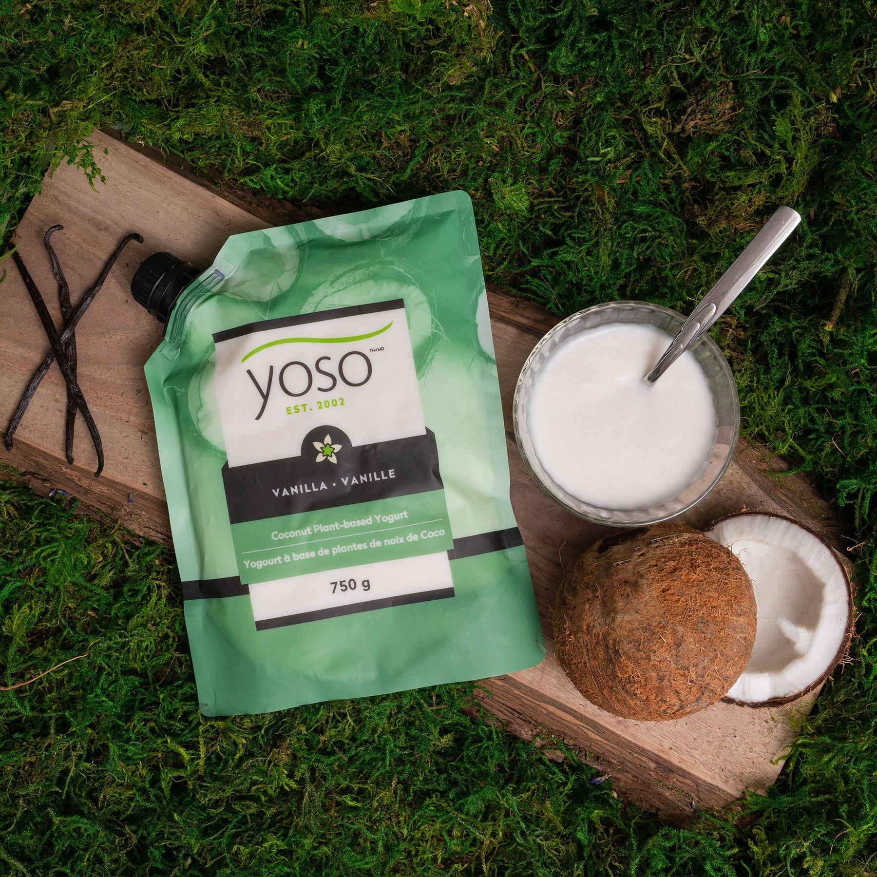 Coconut Plant-Based Yogurt Case - Vanilla 750g