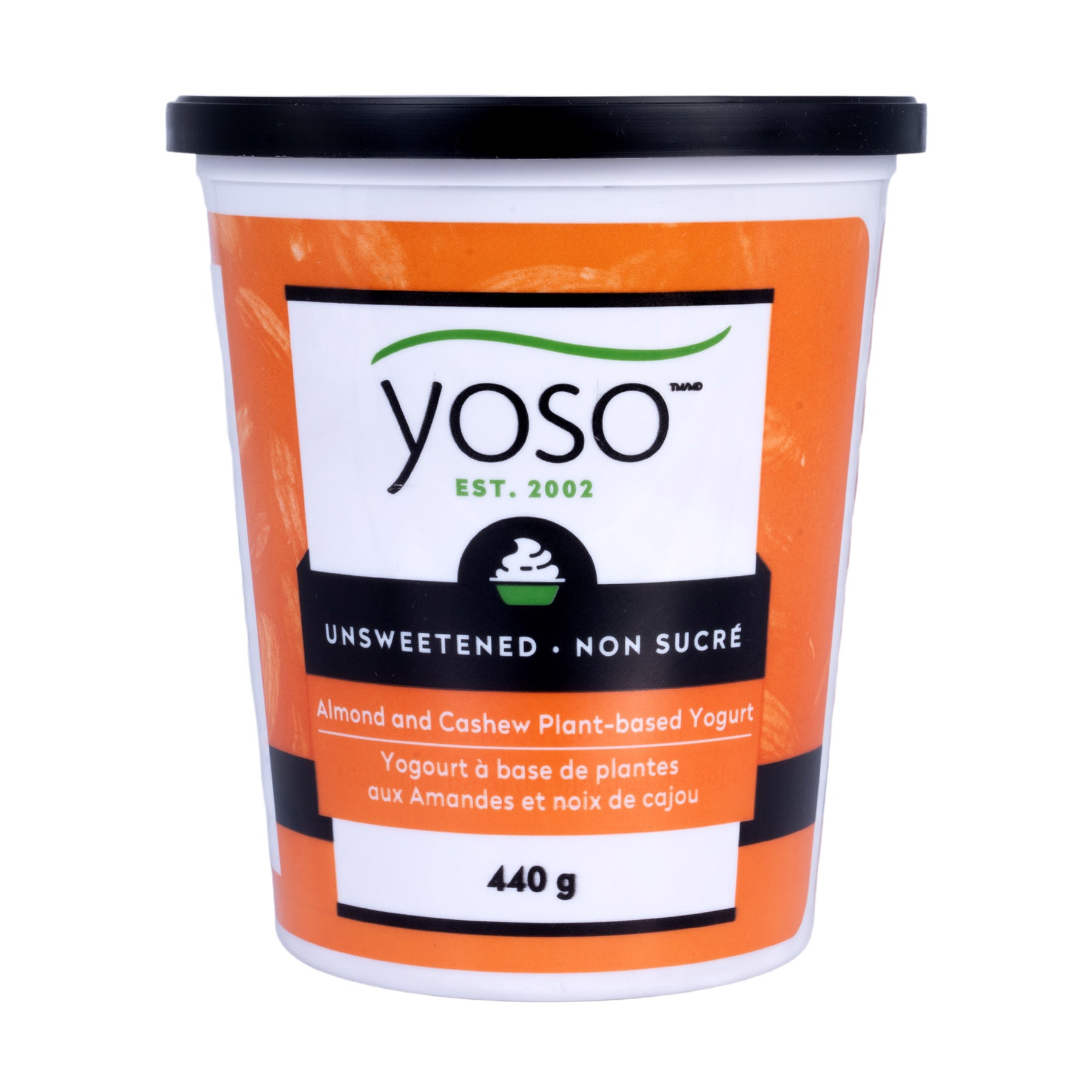 Almond & Cashew Plant-Based Yogurt - Plain Unsweetened 440g