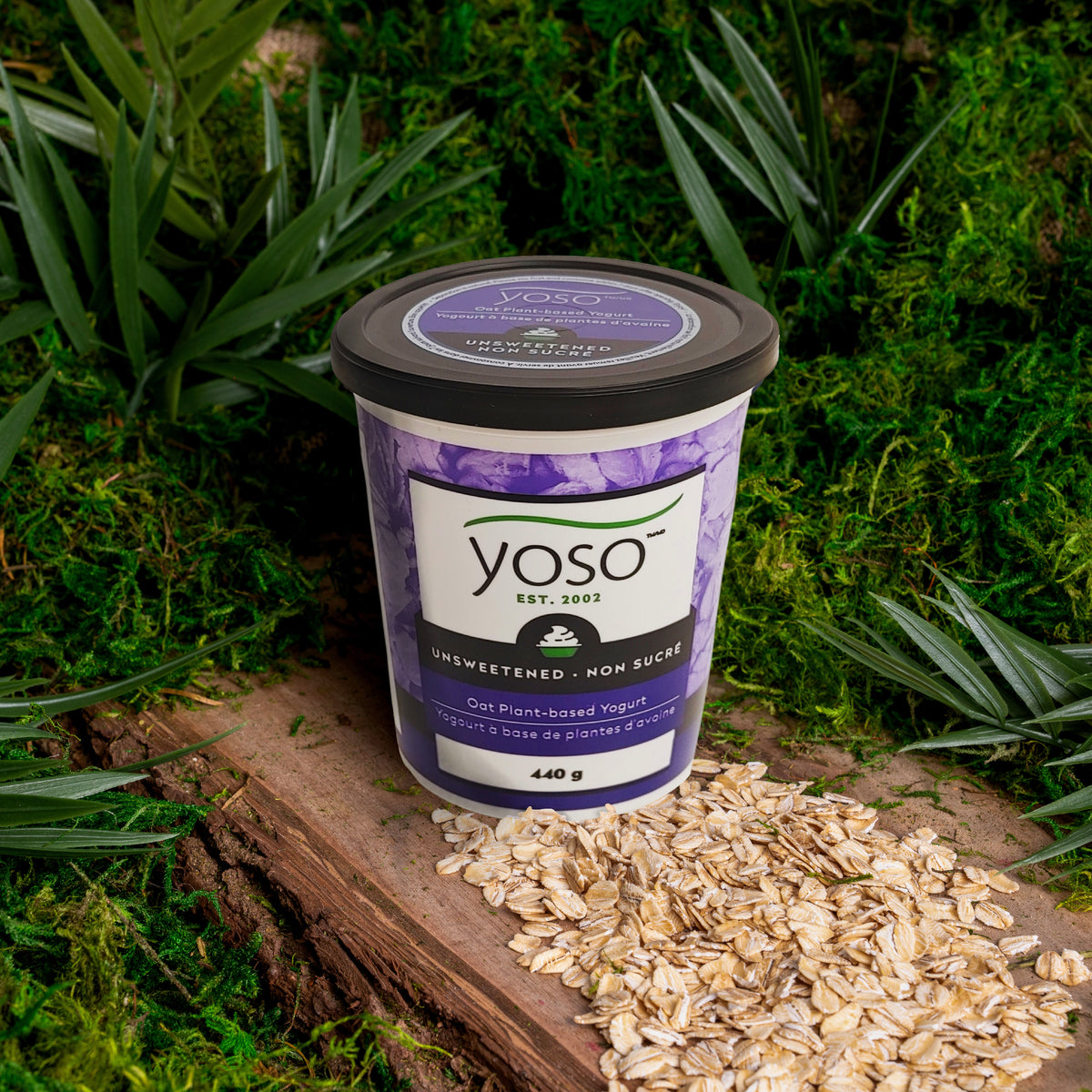 Oat Plant-Based Yogurt - Plain Unsweetened 440g