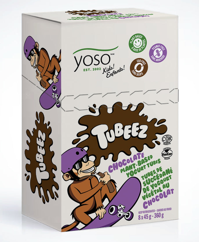 Chocolate Tubeez - Plant-Based Yogurt Tubes