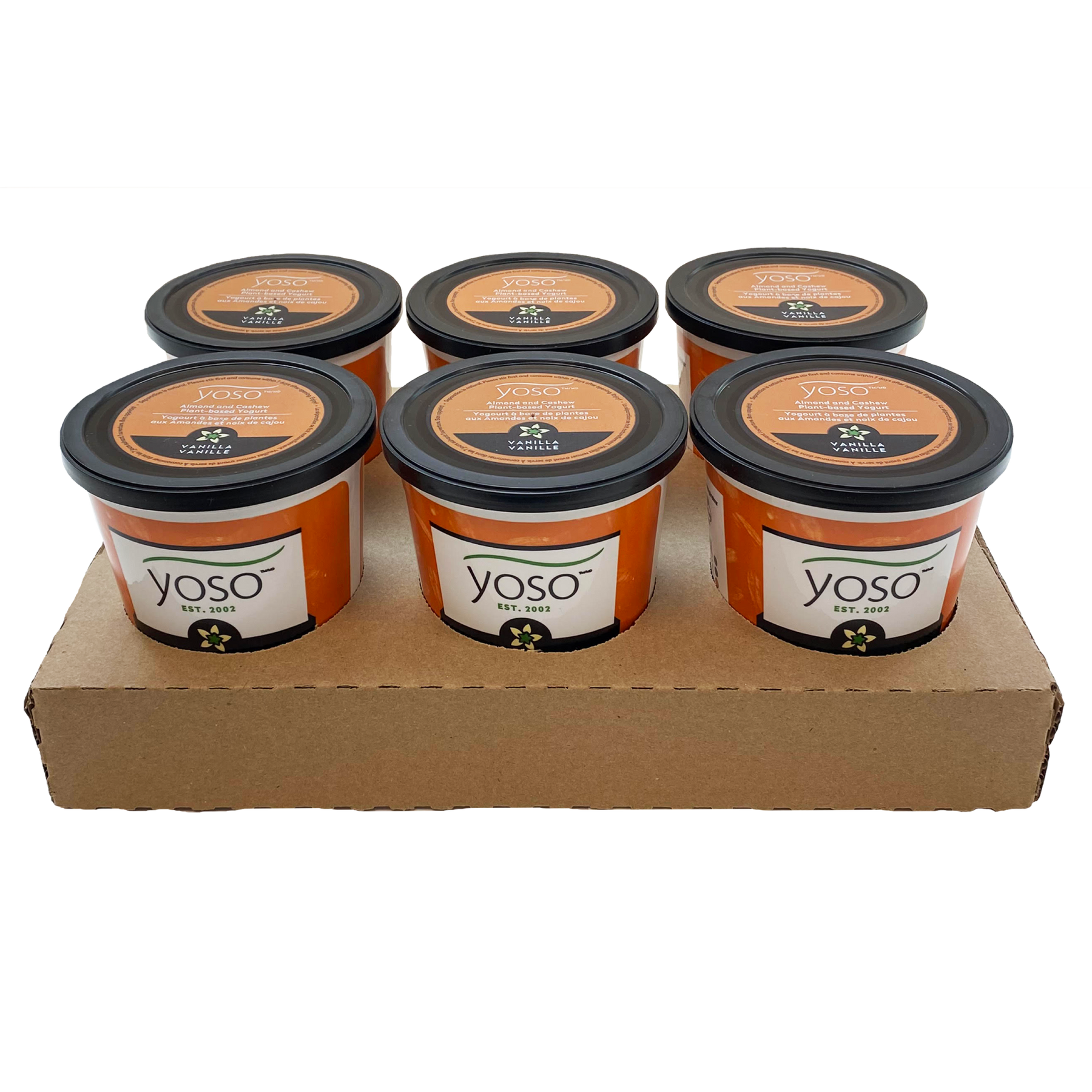 Almond & Cashew Plant-Based Yogurt Case - Vanilla 440g