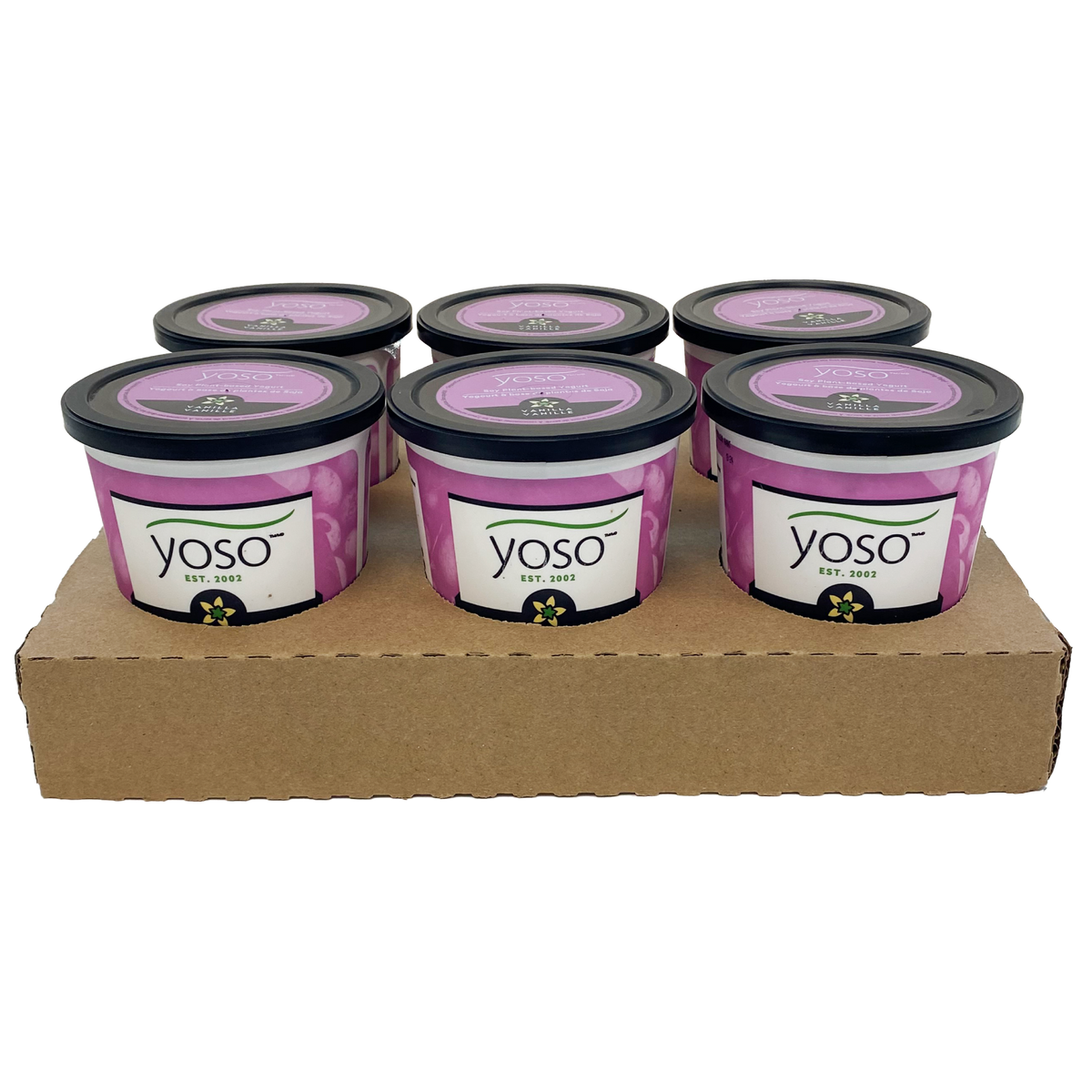 Soy Plant-Based Yogurt Case - Vanilla 440g