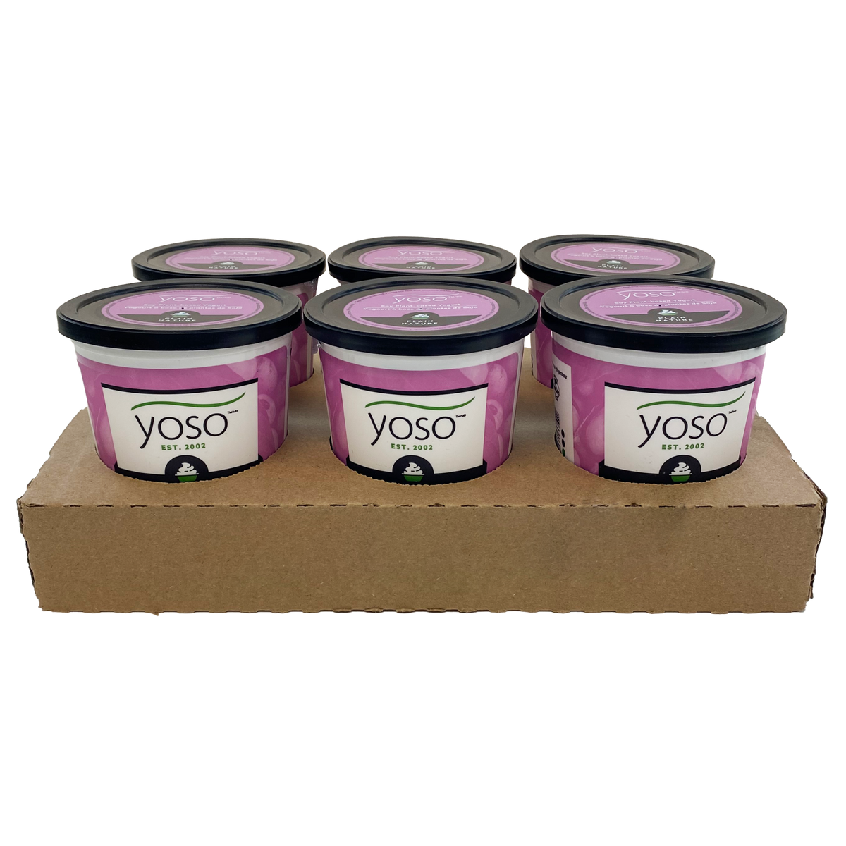 Soy Plant-Based Yogurt Case - Plain 440g