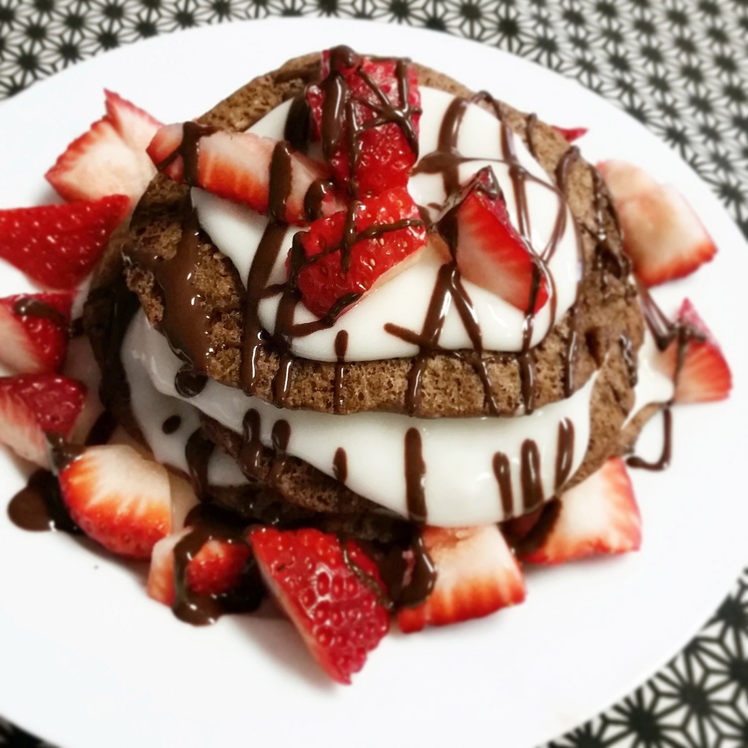 Tiramisu protein pancakes