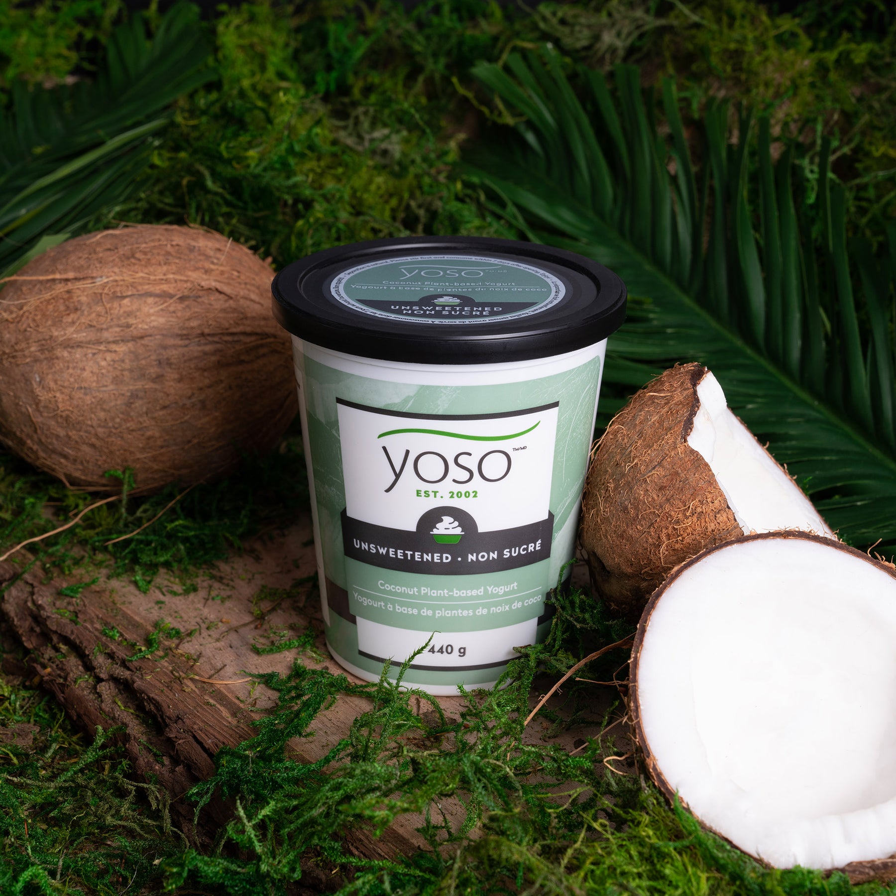 Coconut Plant-Based Yogurt - Plain Unsweetened 440g