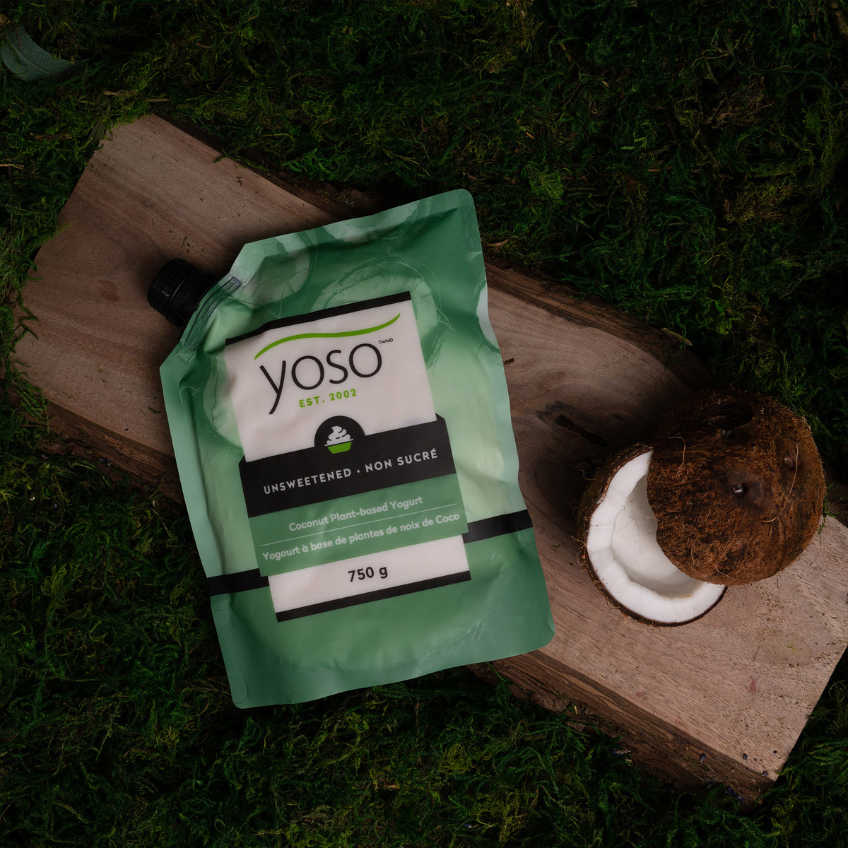 Coconut Plant-Based Yogurt - Plain Unsweetened 750g