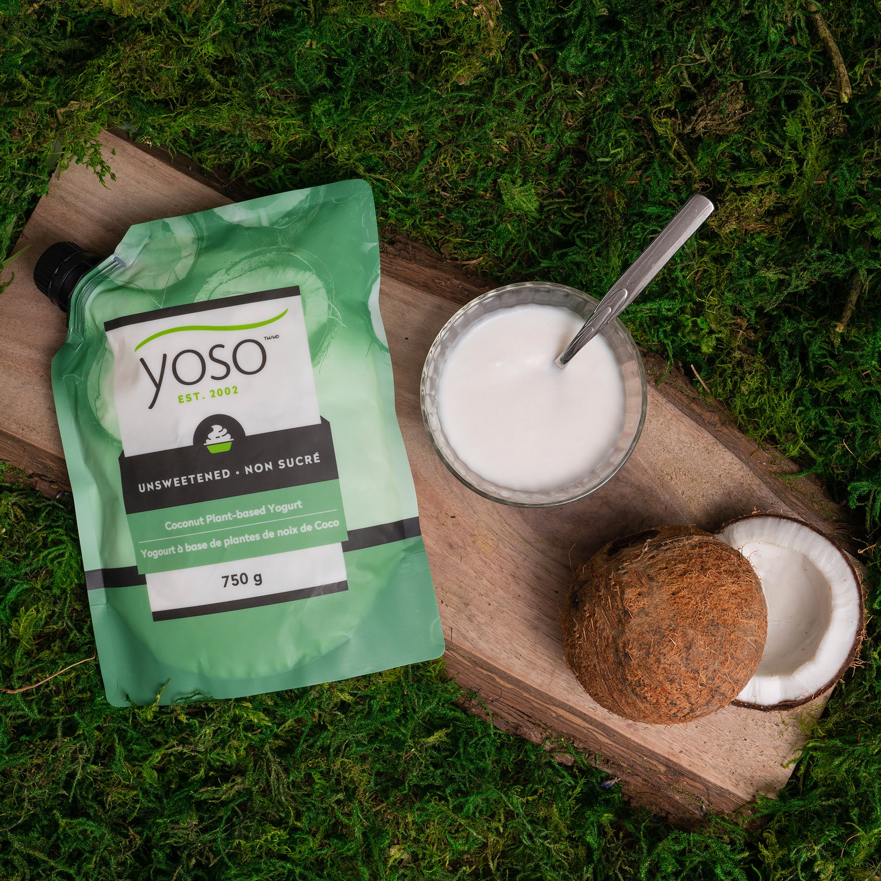 Coconut Plant-Based Yogurt - Plain Unsweetened 750g