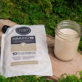 IMMUNO10 Probiotic Oat-Based Smoothie - Plain Unsweetened 946ml
