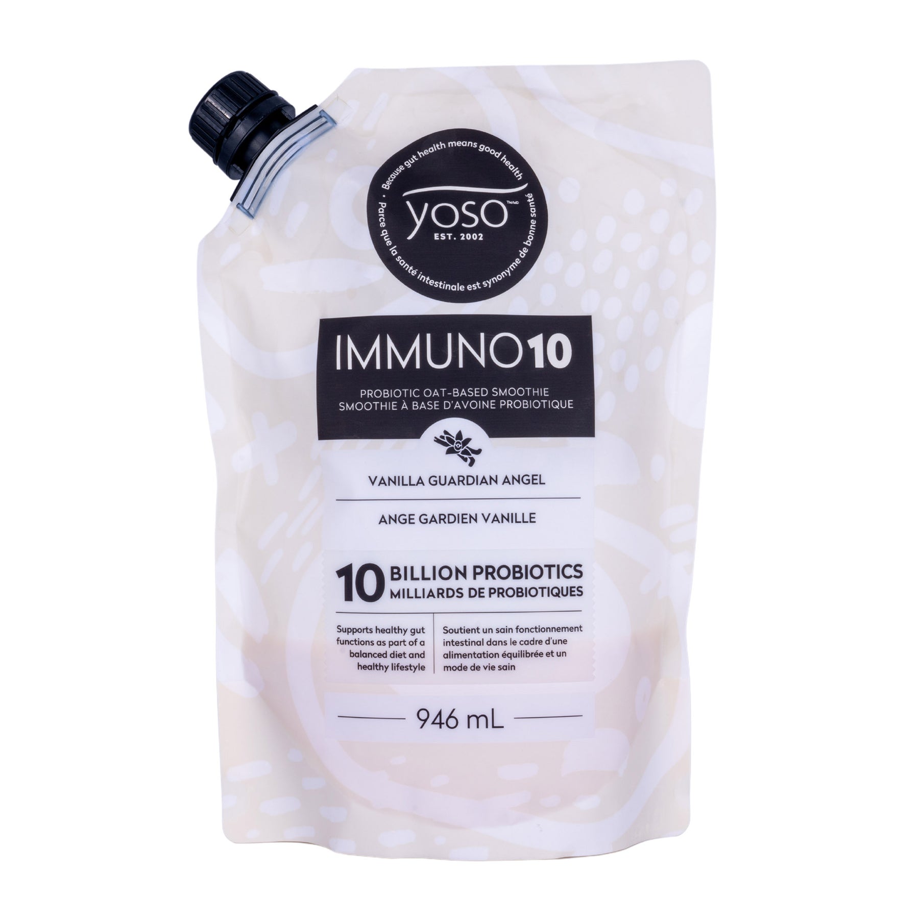 IMMUNO10 Probiotic Oat-Based Smoothie - Vanilla 946ml