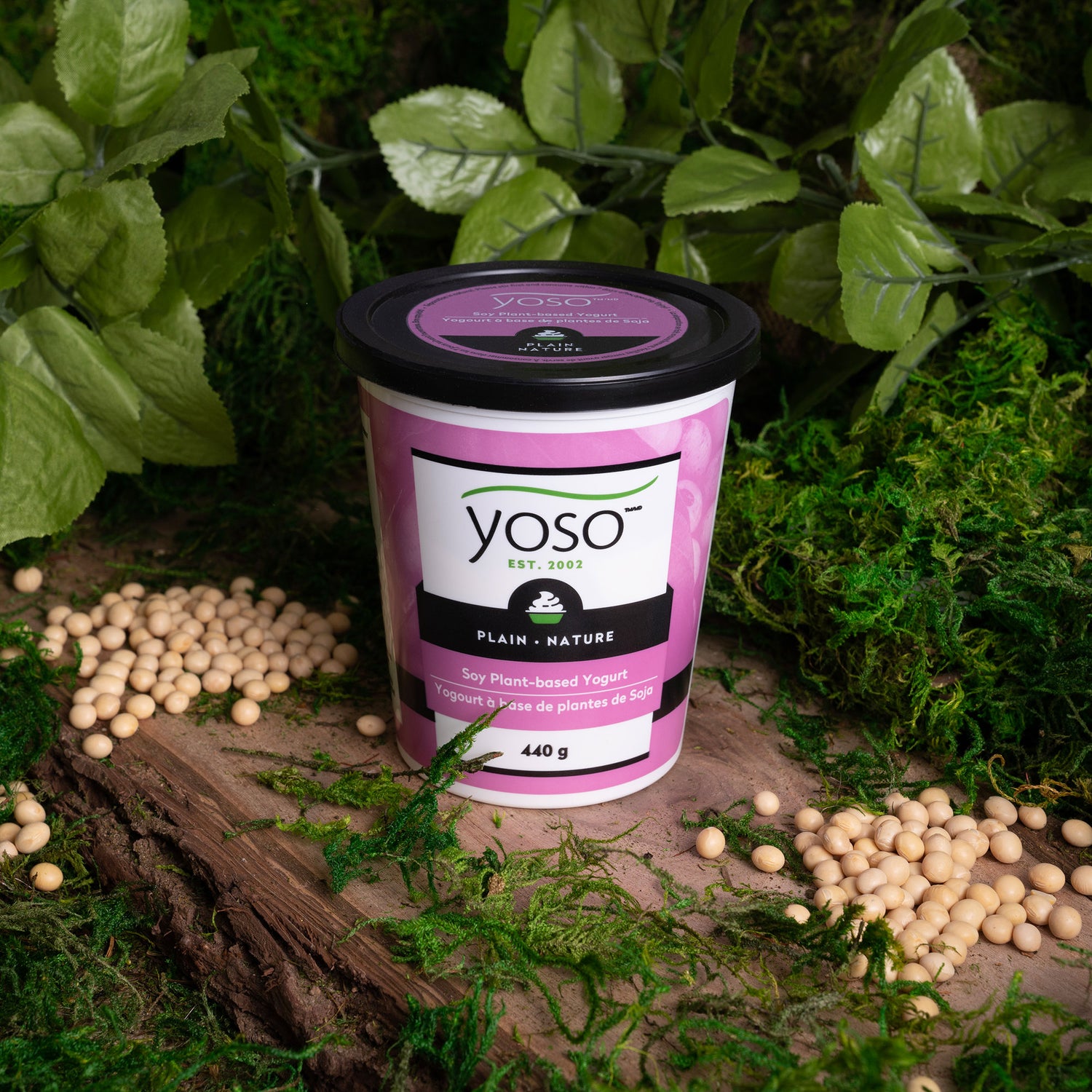 Soy PlantBased Yogurt Plain 440g YOSO Ontario